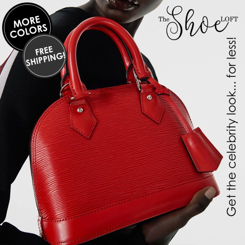 Red Poppy Epi Dome Satchel Alma PM Size VIDEO
